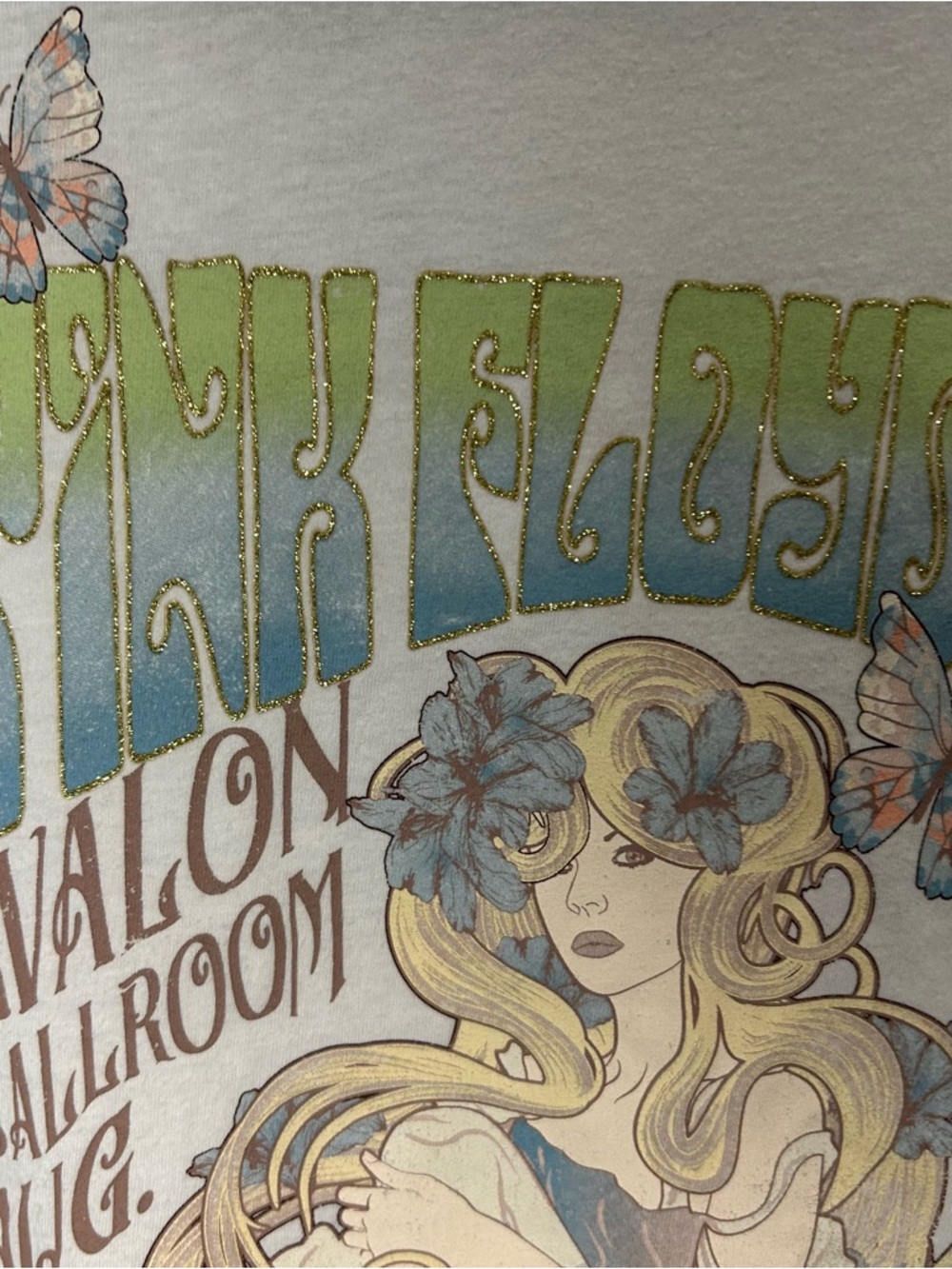 Pink Floyd Avalon Ballroom Graphic Tee Girls 14/16 XL - Picture 6 of 15